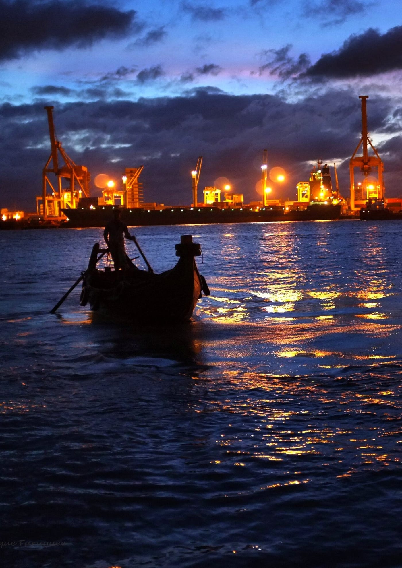 Karnaphuli river at dusk
